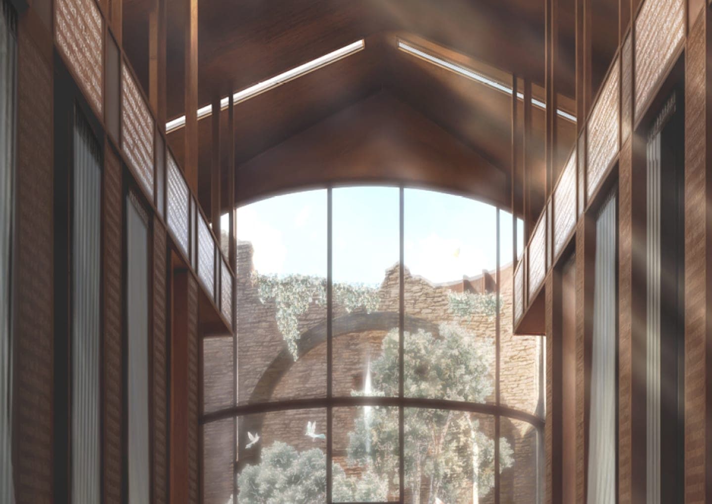 Monade — abbaye d’Orvinio — Vue intérieure