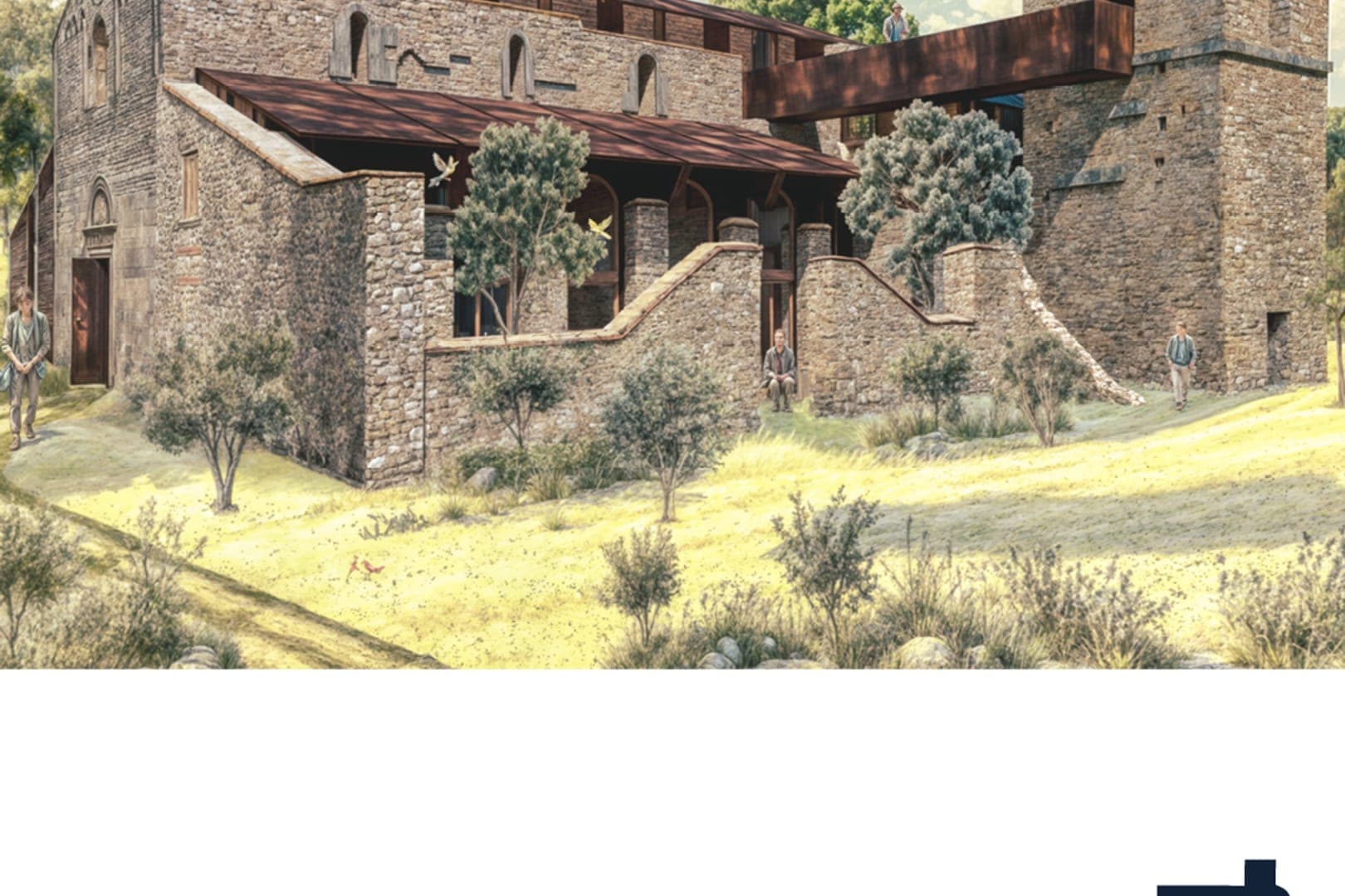 Monade — abbaye d’Orvinio — vue principale