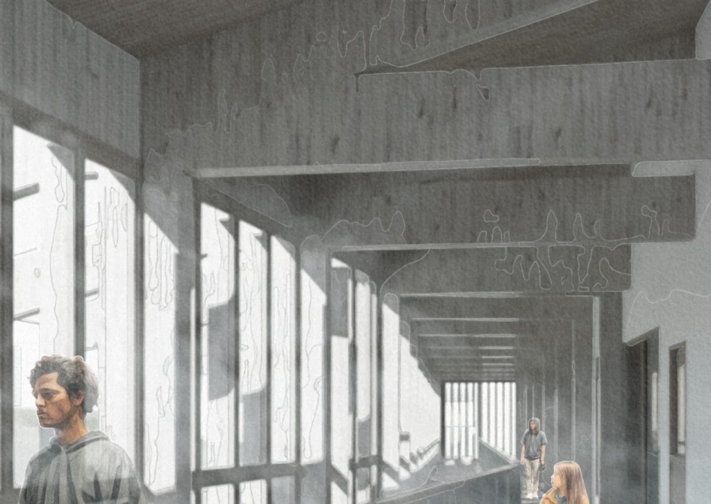 École de musique de L’Arbresle — Vue intérieure