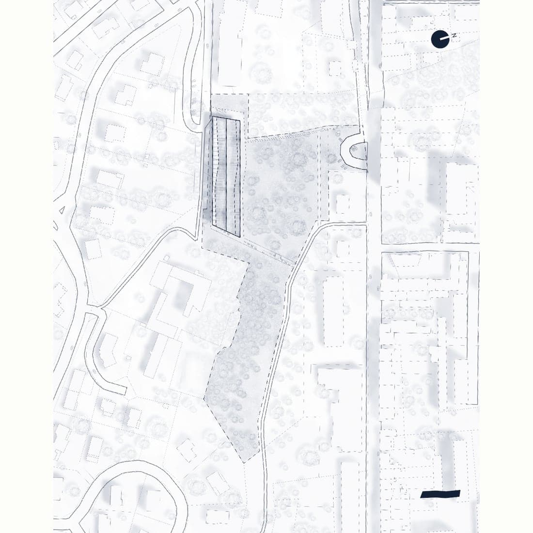 École de musique de L’Arbresle — Plan masse
