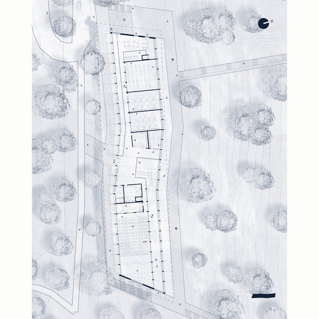 École de musique de L’Arbresle — Plan niveau