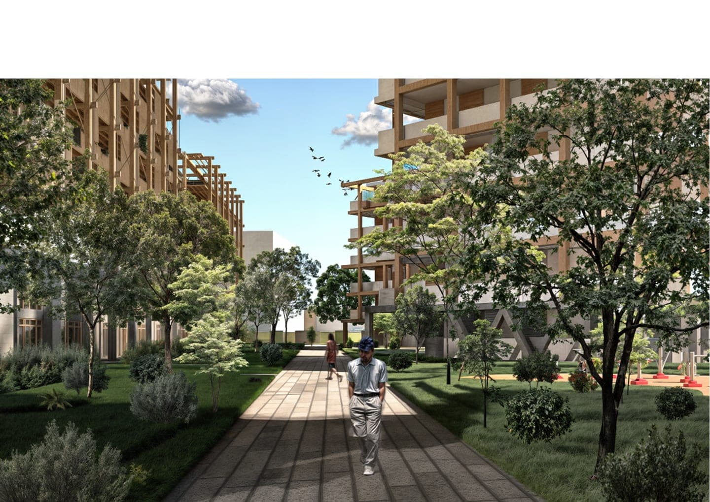 Plan directeur de Bron — Vue intérieure