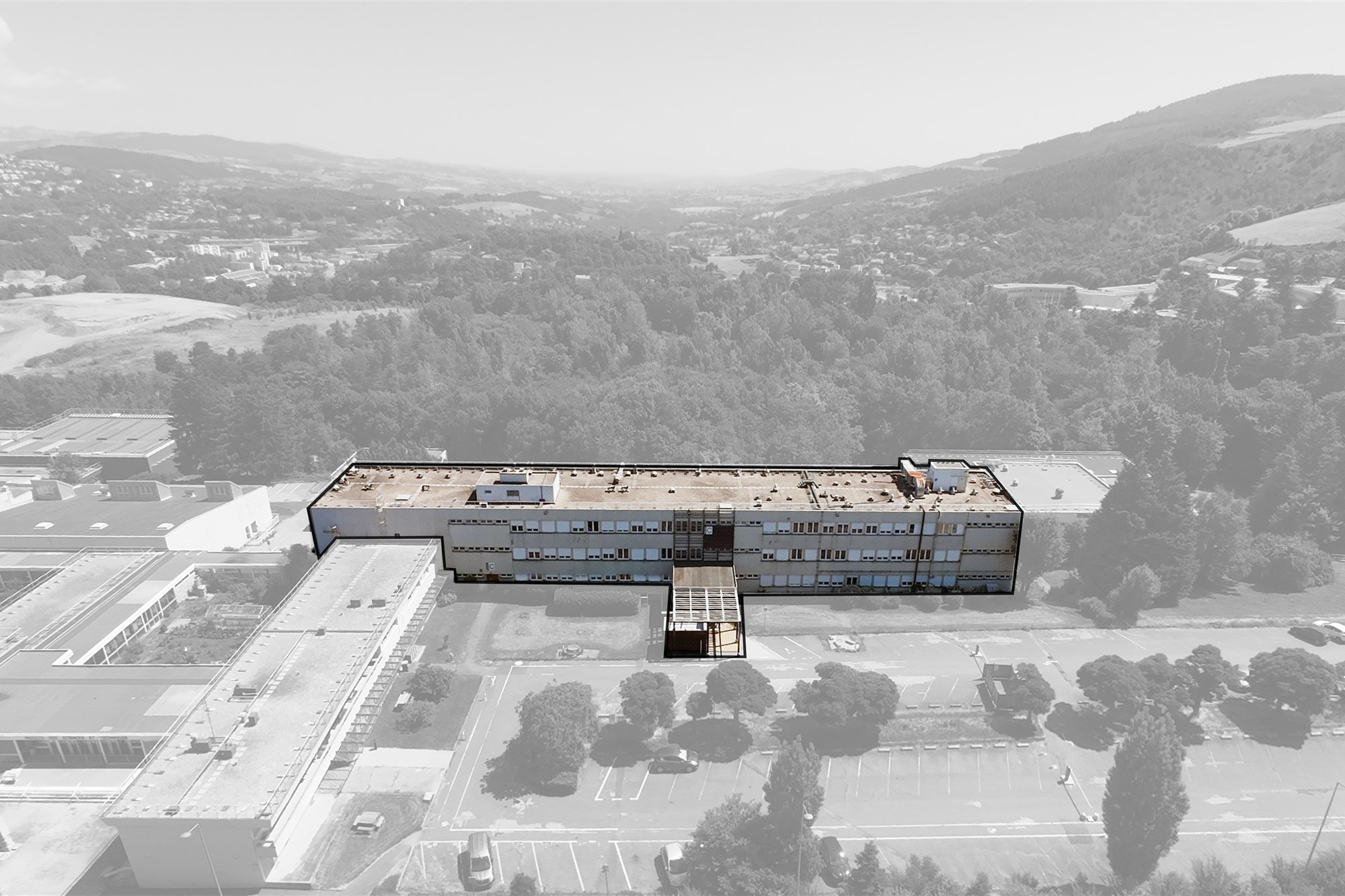 École Centrale, Saint-Étienne, Vue extérieure