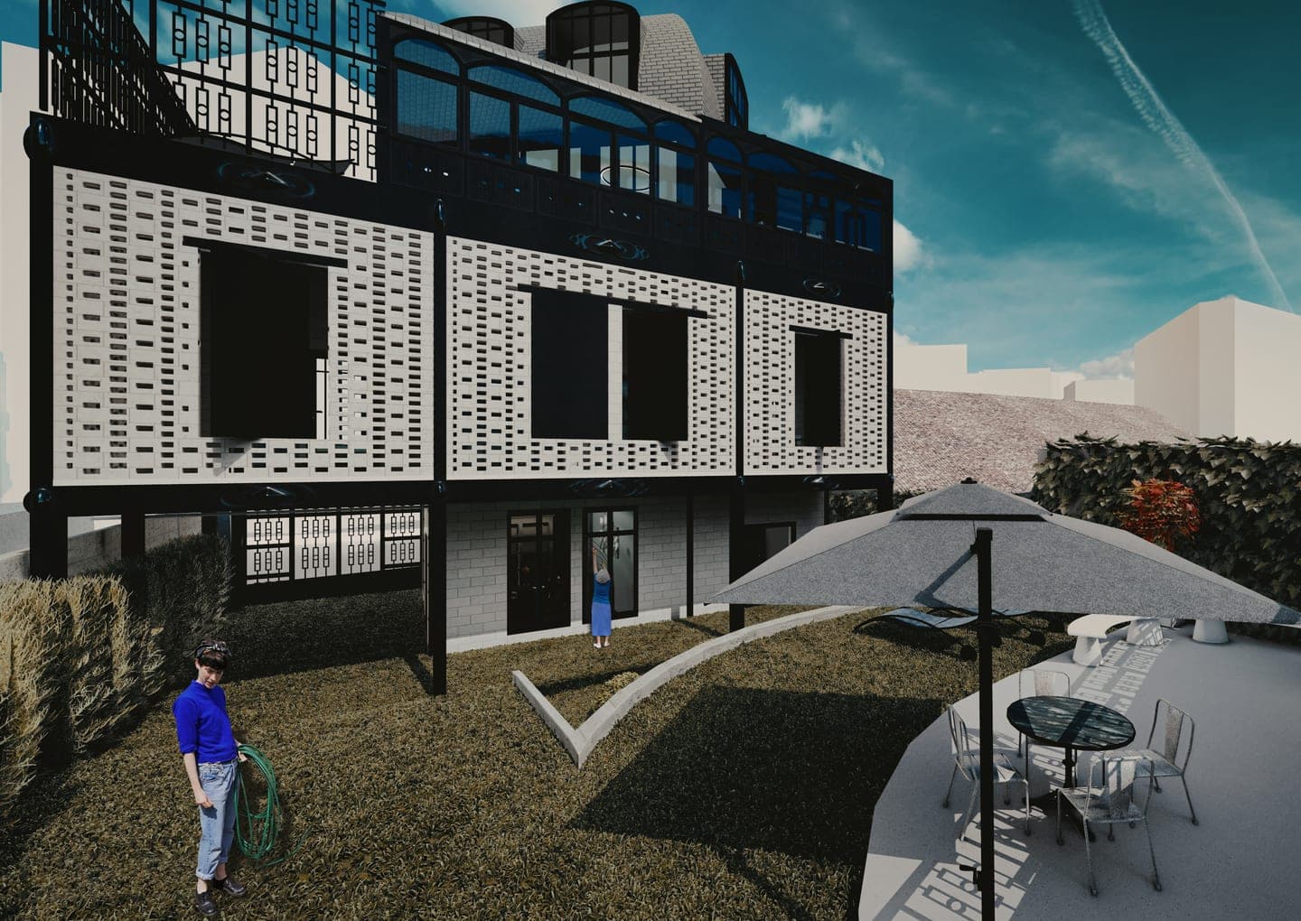 L’Observatoire — maison du 20ᵉ — Vue extérieure