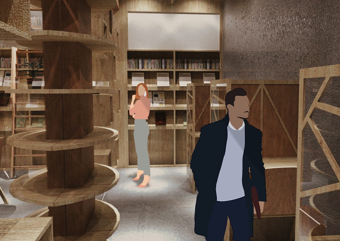 Otaku — bibliothèque de quartier — Pièce habitée