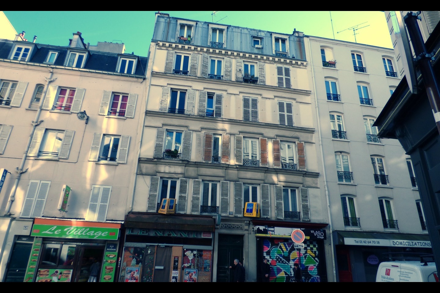Immeuble, rue du Ruisseau, Vue intérieure