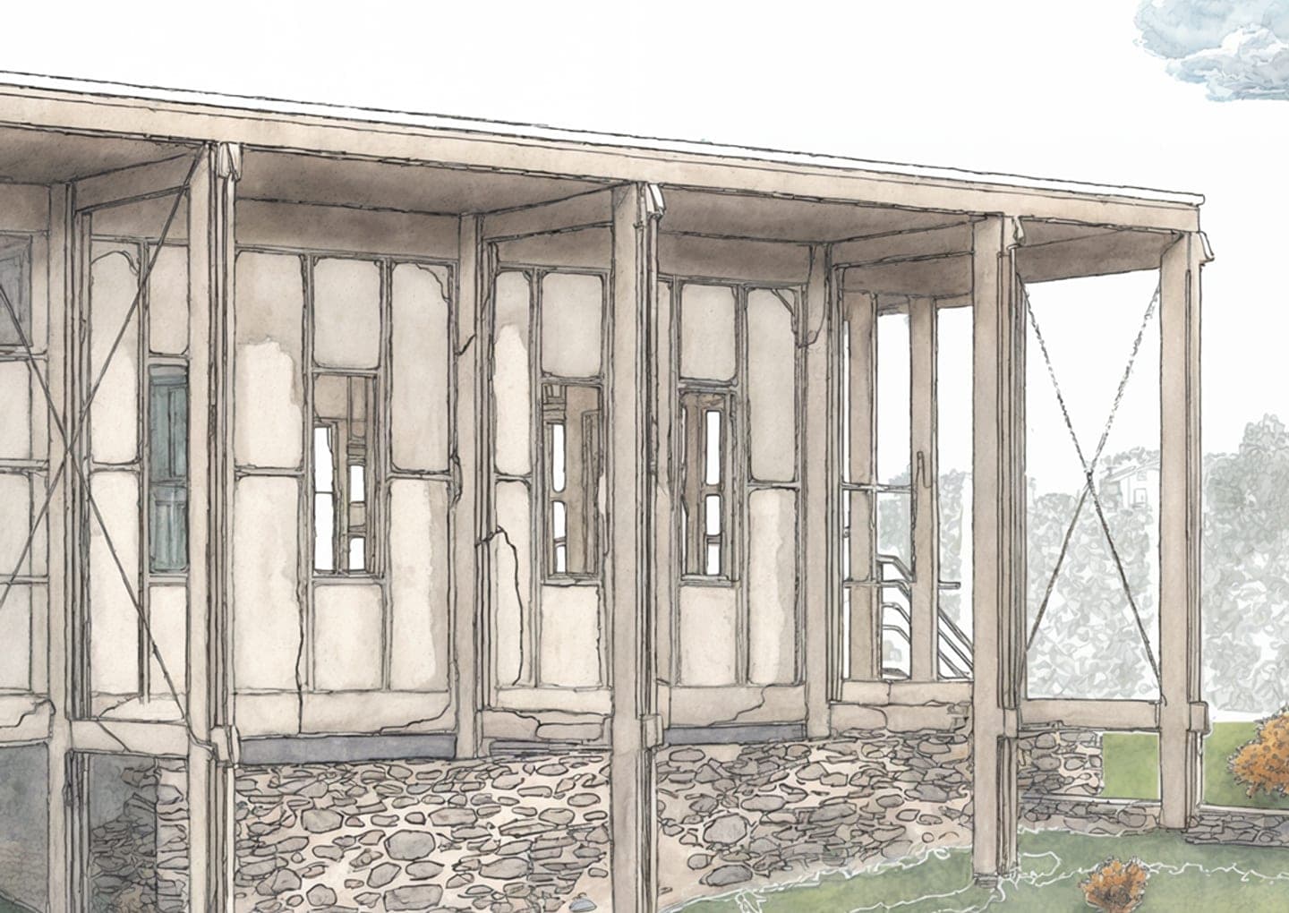 Poïétique Habitat — l’atelier des saisons — Vue extérieure